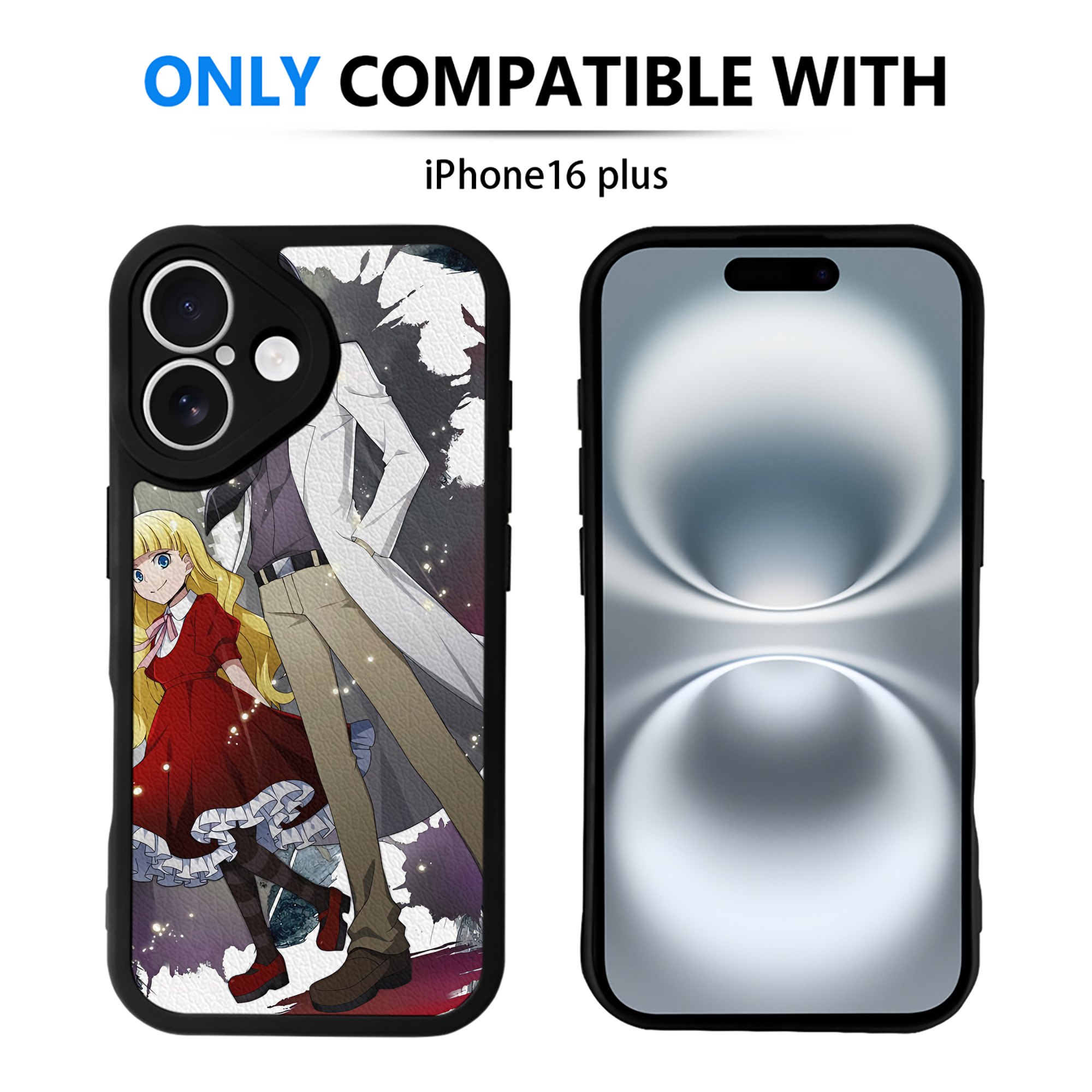 （画像用） 文豪ストレイドッグス Bungo Stray Dogs 【iPhone 16シリーズ対応】シリコンスマホケース（レザー調） 材質：シリコン